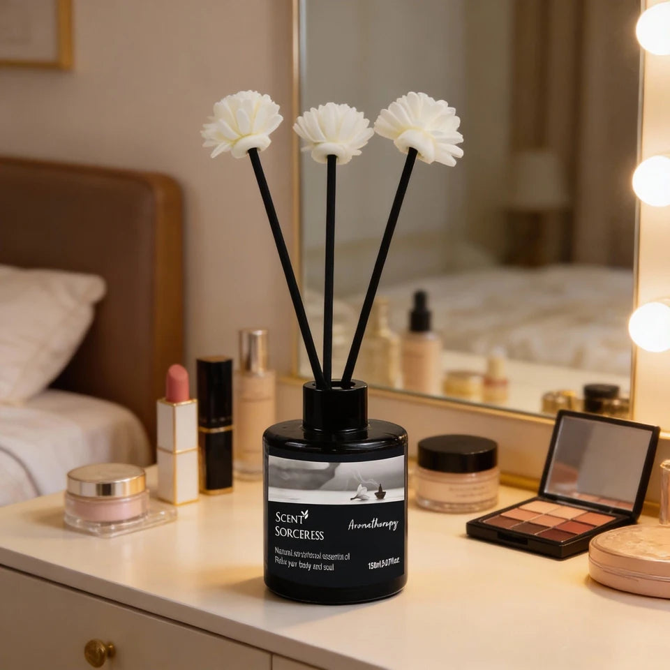 150ml Fragrance Rattan Reed Diffuser Aromatherapy Sets Fragrance Jasmine Vanilla Hotel Air Freshener Home Essential Oil Perfume