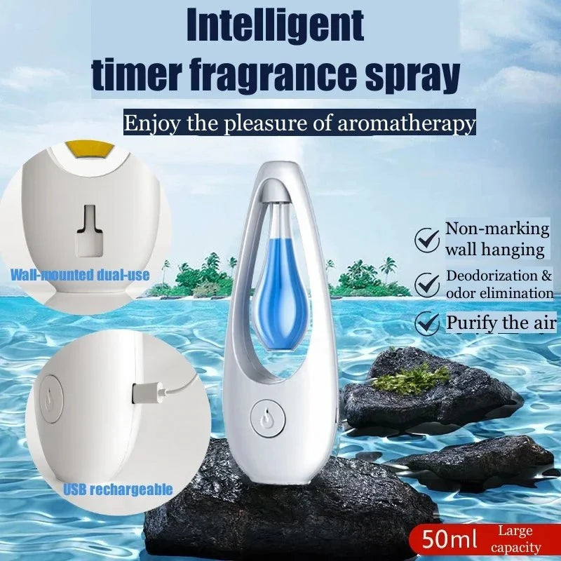 Room Air Freshener Spray Rechargeable Aromatherapy Diffuser/hotel Home Car Fragrance Aromatherapy Essential Oil Diffuser Scent