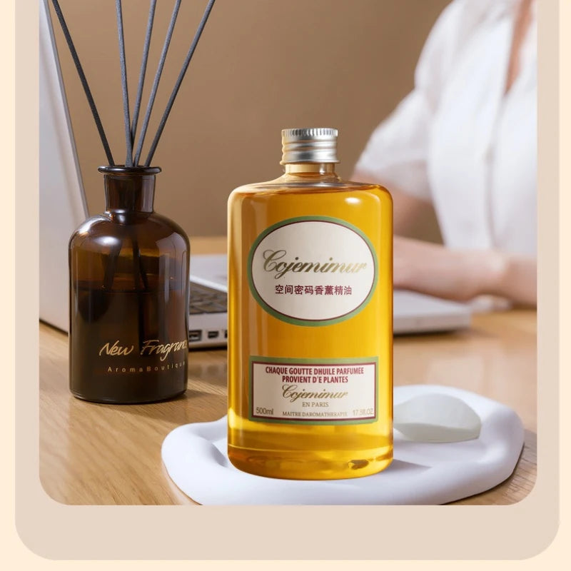 500ML Home Reed Diffuser Refill Oil Long Lasting Fragrance Air Freshener For Bedroom Living Room Hotel Aromatherapy Diffuser