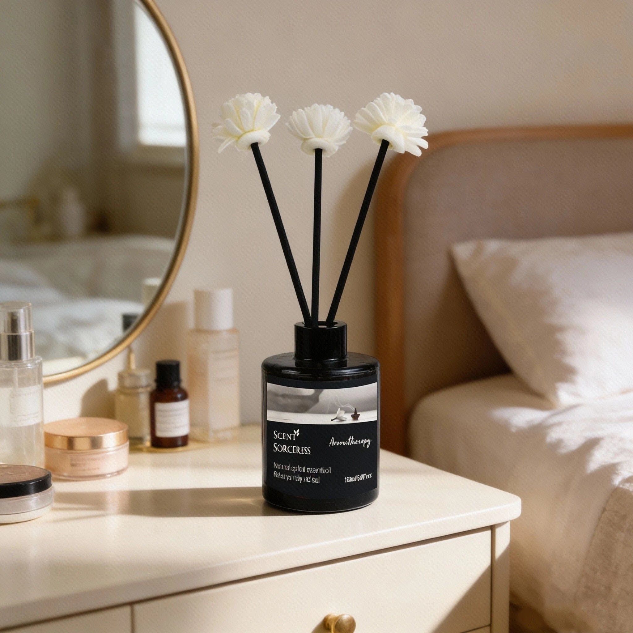 150ml Fragrance Rattan Reed Diffuser Aromatherapy Sets Fragrance Jasmine Vanilla Hotel Air Freshener Home Essential Oil Perfume